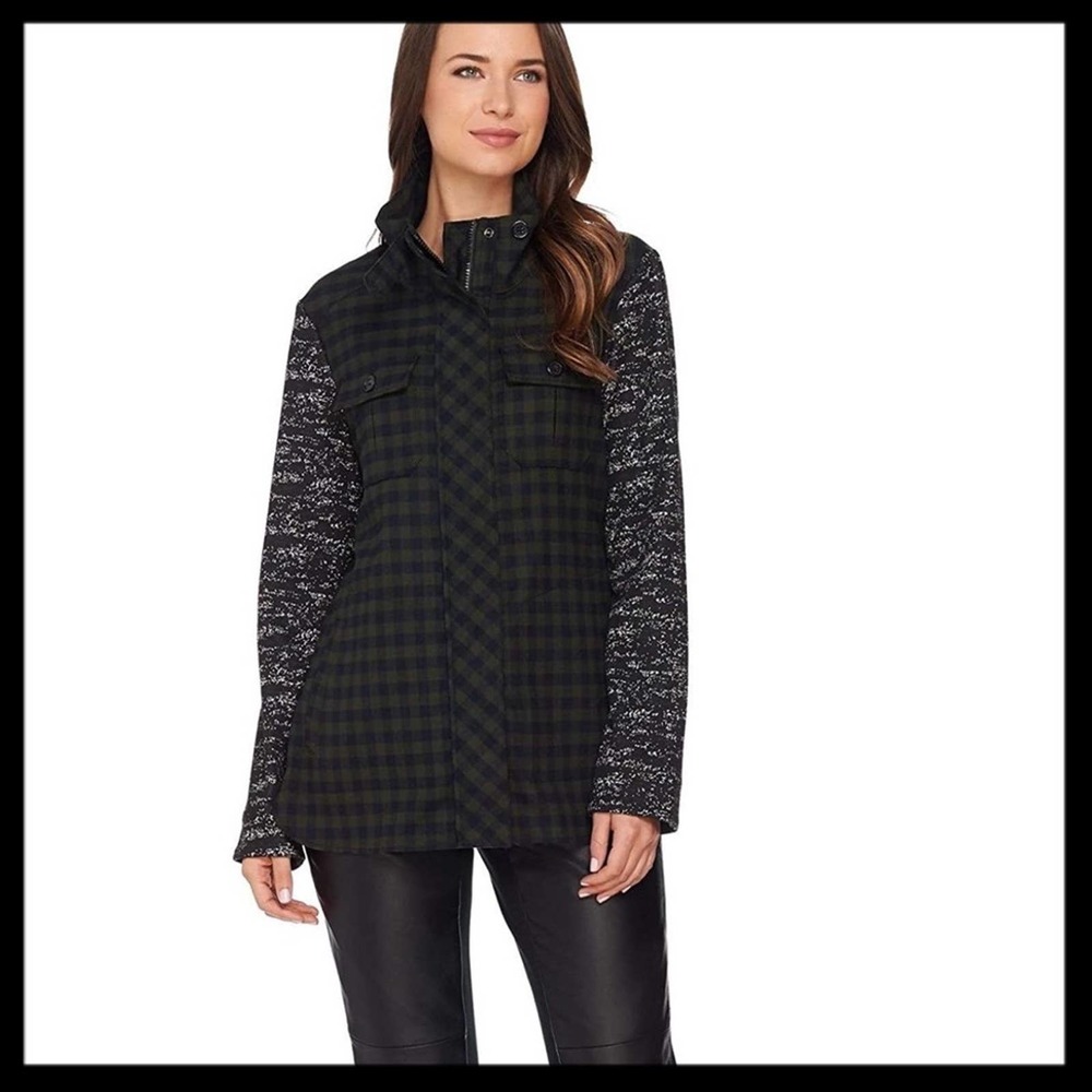 LOGO By Lori Goldstein Plaid Jacket - Picture 3 of 6